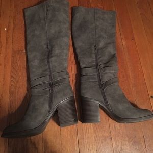 Knee high boots. Lightly worn